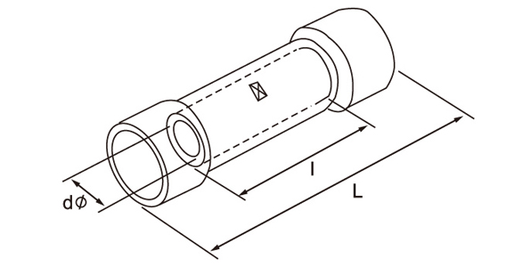 Butt splice terminal manufacturer_Butt splice terminal drawing