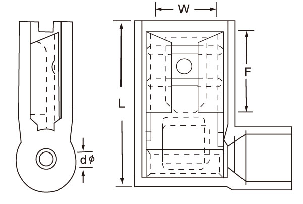 female insulating joint Nylon supplier_female insulating joint Nylon drawing